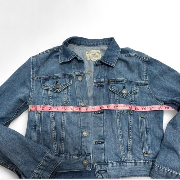 Stylish Blue Denim Jacket polo women size medium - Picture 7 of 7